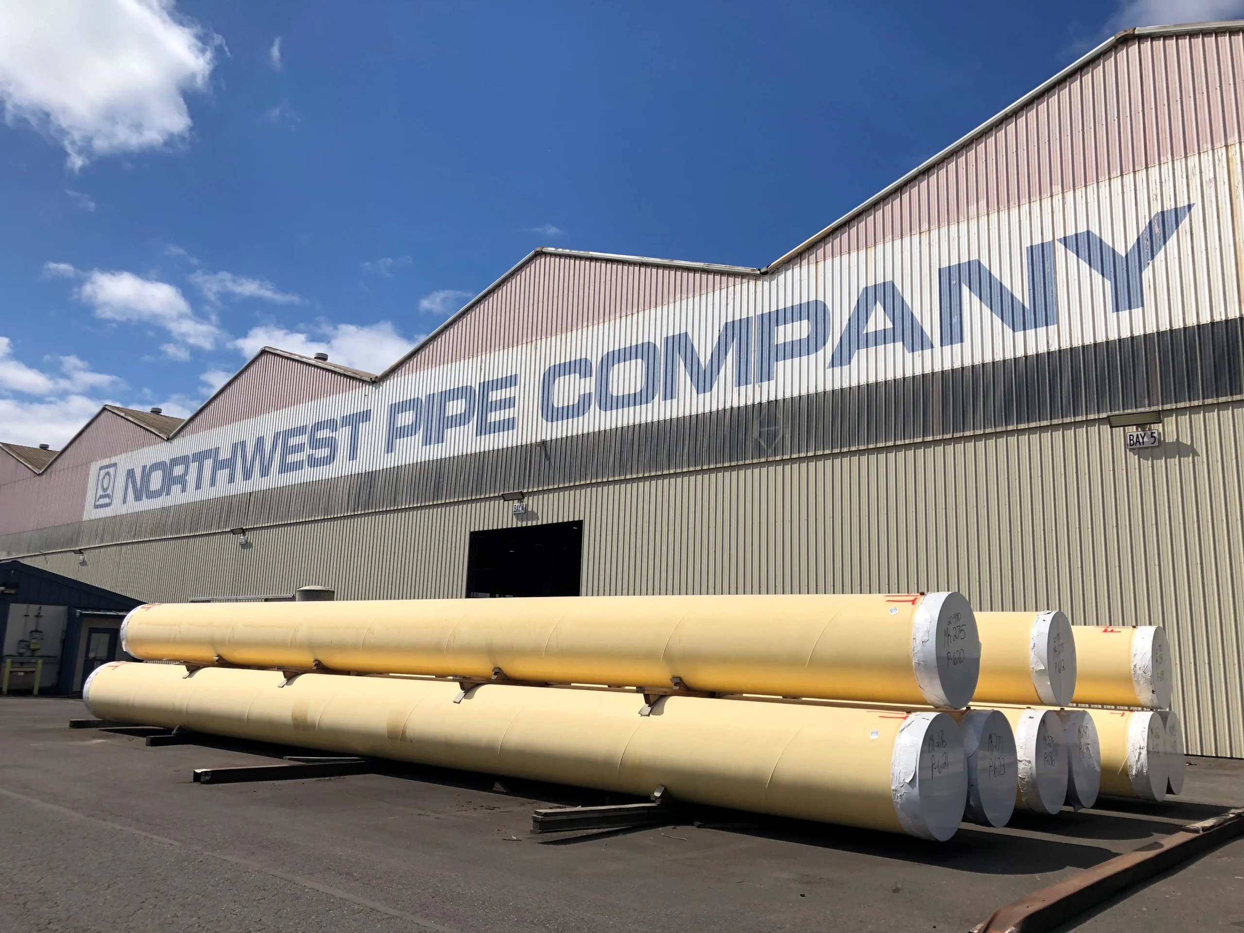 exterior of northwest pipe company facility