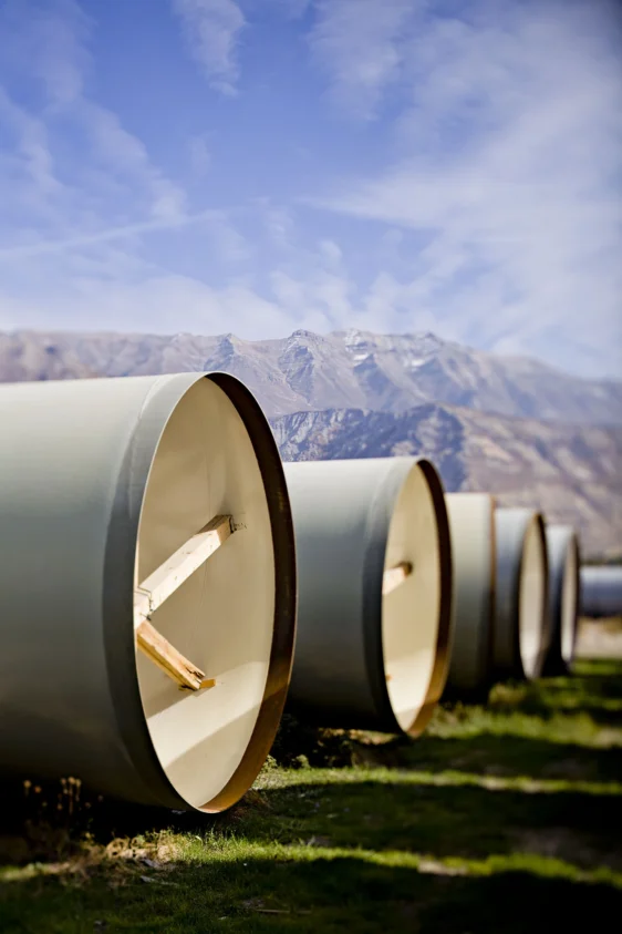 several pipes