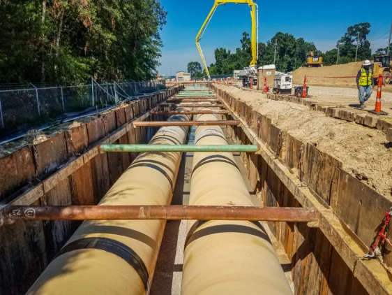 pipe installation